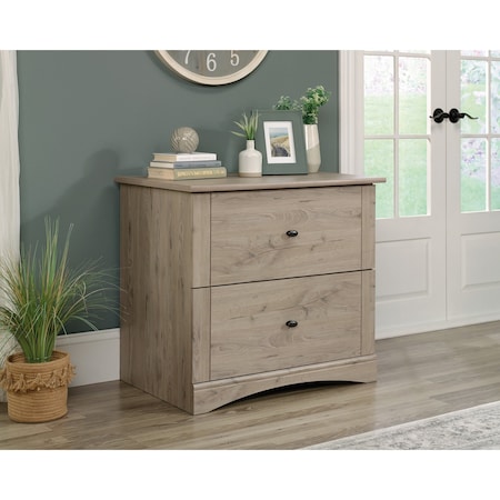 Sauder Lateral File Lao , Drawers with full extension slides hold letter or legal-size hanging files 429450